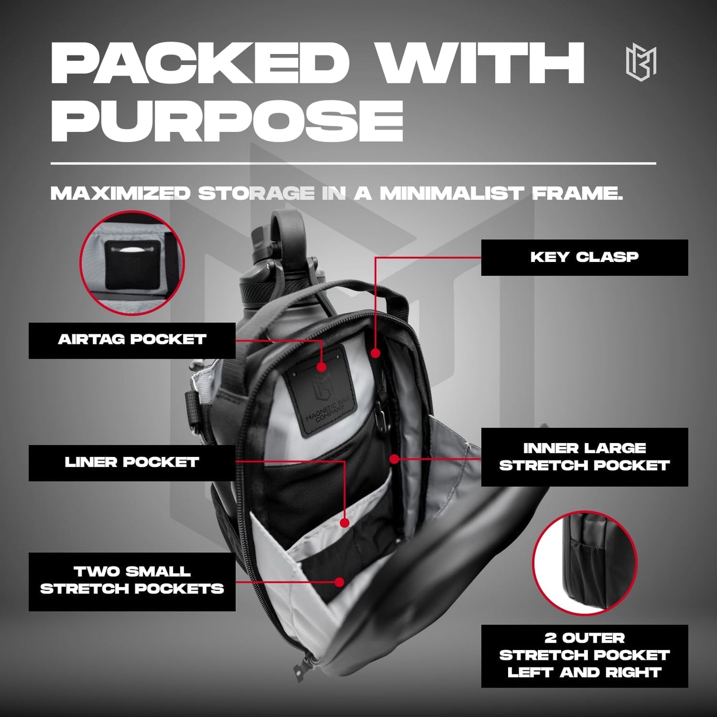 Magnetic Gym Bag🎒– Lavryn™